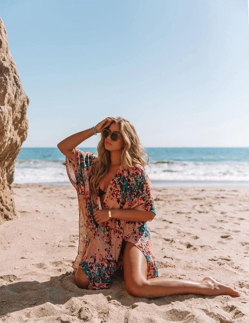 Bohemian Kimono Cardigan for Women Lightweight and Colorful Cover Up with Ethnic Prints Ideal for Beach Pool Holiday Timeless Style for Every Woman