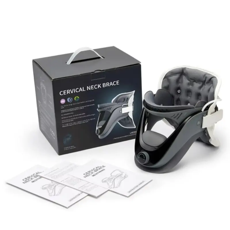 Cervical Traction Device Lightweight and Adjustable Neck Brace Support Stretcher with Airbag for Pain Relief and Relaxation