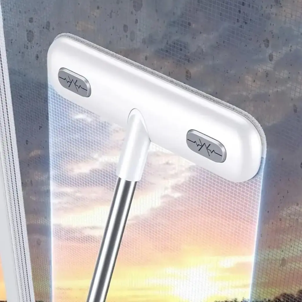 Magic Window Cleaning Brush, Extendable Handle, Screen Cleaner, Reusable Pet Hair Remover, Home Door Window Cleaner, Halloween Christmas Gift, Tools