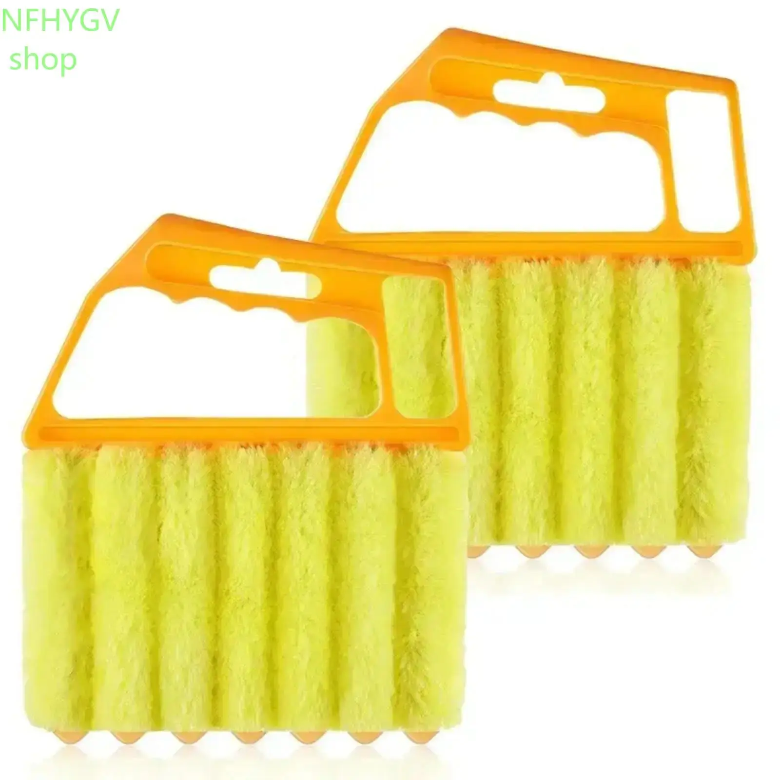 2-Pack Washable Window Blind Cleaning Brushes, Multi-Purpose Microfiber Dust Removers, Portable Household Tools for Cleaning Blinds, Air Vents and Narrow Gaps, Ideal for Daily Home Cleaning