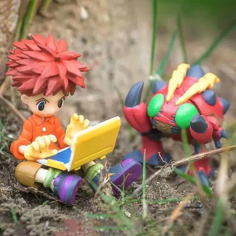 5-8cm Digimon Adventure Tyrannosaurus Izumi Koushiro Anime Figure Model Room Ornament Children Toys Birthday Gift Customized