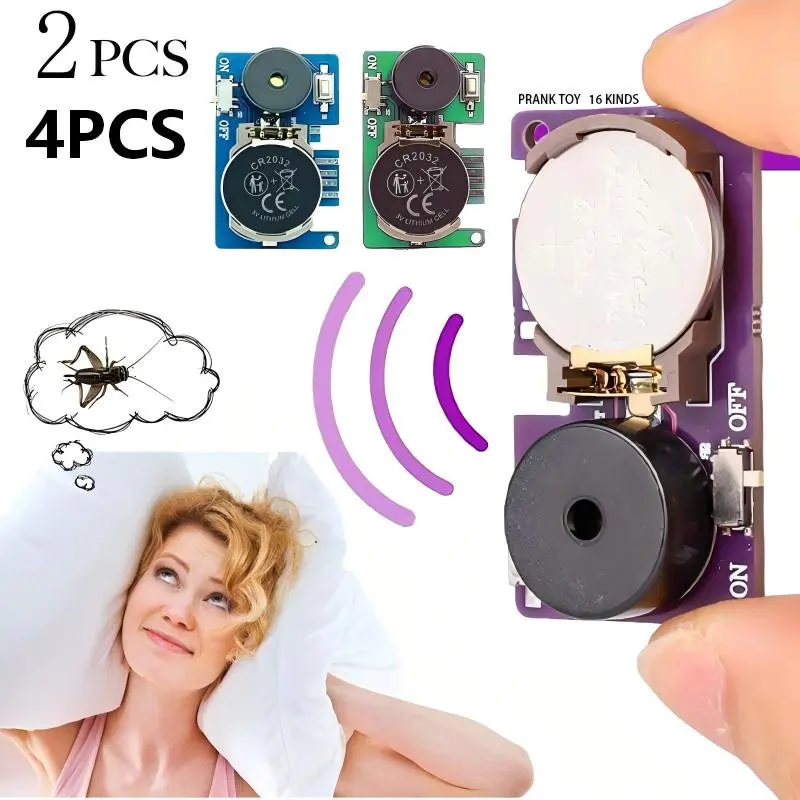 2pcs/4pcs Prank Cricket Noise Makers, Long-Lasting Hidden Buzzing Sounds, Office Pranks, April Fools Gift, Halloween Gift