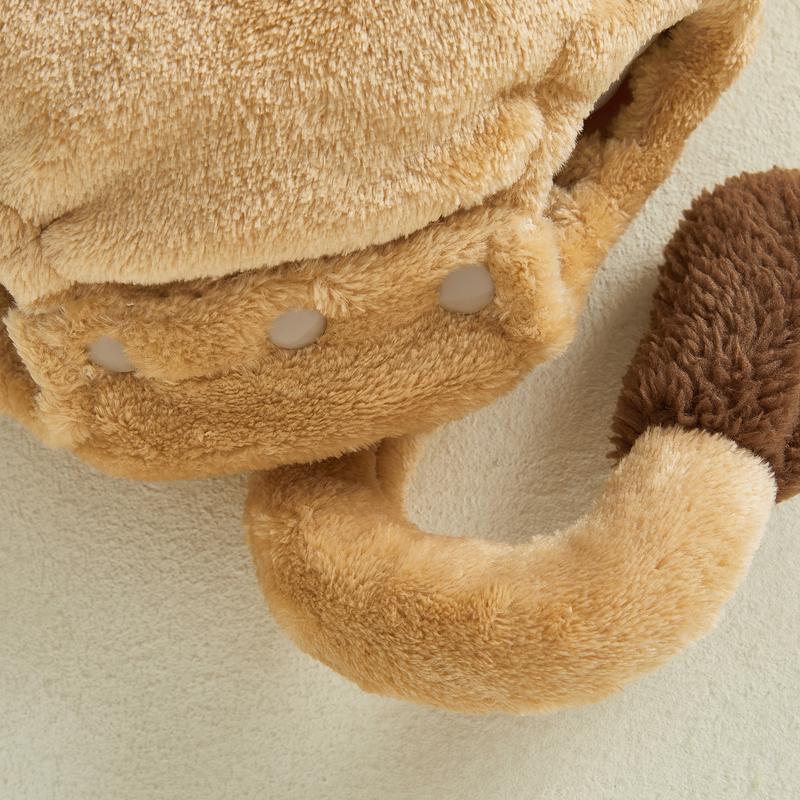 Baby Boys Girls Animal Costume Flannel Rabbit Costume Role Play Hooded Long Sleeve Pajamas Rompers Cosplay Jumpsuits Baby Costumes Cute Animal Outfit Funny Monster Costume Gift