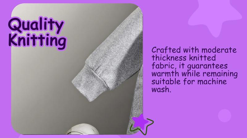 Men's Fall Winter Casual Long Sleeve Round Neck Sweatshirt & Pants Set, Mama's Boy Embroidered Design, Perfect for Daily Wear