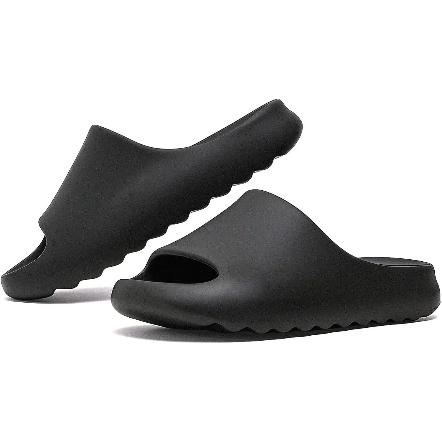 Cloud Slides for Women & Men, EVA Recovery Sandals with Thick Sole, Lightweight Soft Cushion, Anti-Slip Quick-Dry Open Toe Slippers for Indoor, Outdoor, Pool & BeachGift