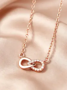 Elegant Infinity Symbol Pendant Necklace, Unique Waterdrop Design, Perfect for Engagements, Weddings, Parties, Daily Wear, Enhances Personal Style