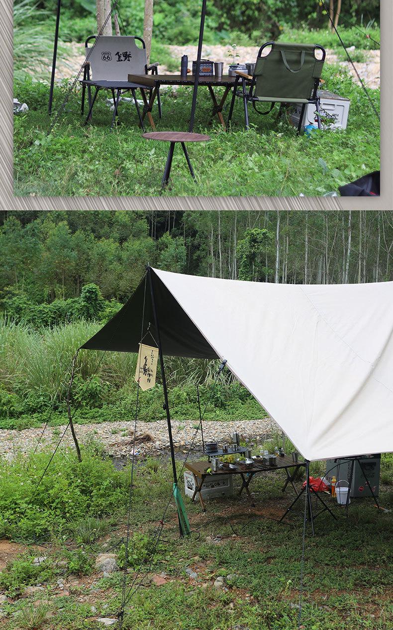 4MM wind rope outdoor canopy windproof rope support rod fixed pull rope 4 meters tent reflective camping rope adjustment rope camping