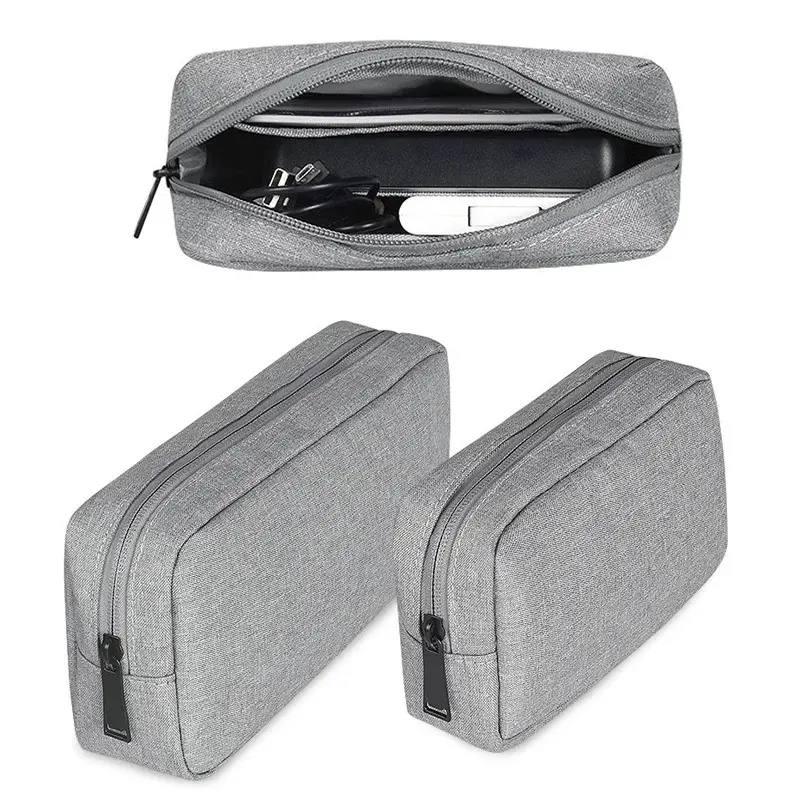 Travel Electronics Organizer Bag for USB Cables Earphones Chargers Tech Accessories Storage Pouch Gadget Organizer Case for Men Women Portable Digital Accessories Travel Essentials