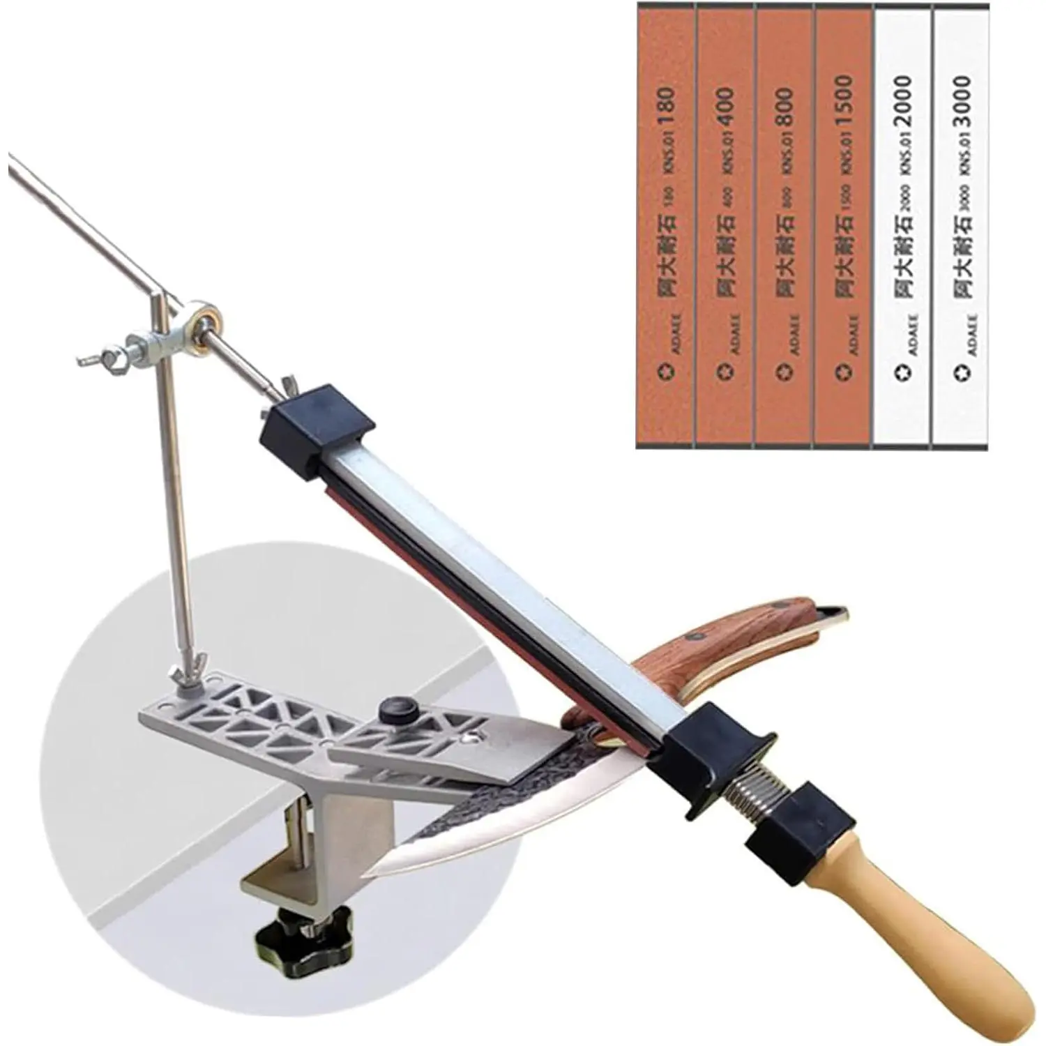 Metal Sharpening Set with Grinding Grip System (Power Tool Accessory for Sharpening Tools), Sharpen Tools