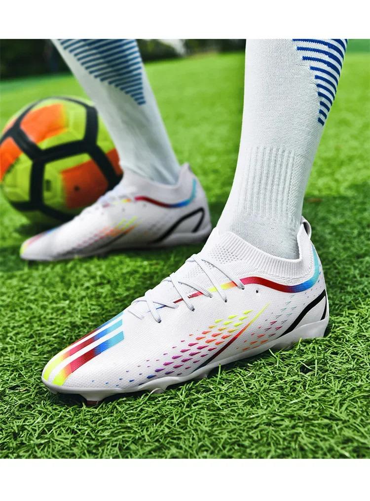 New Cross-Border Football  for Men And Women Training Cleats Short Durable for Primary And Middle School Students anti-slip sport shoe