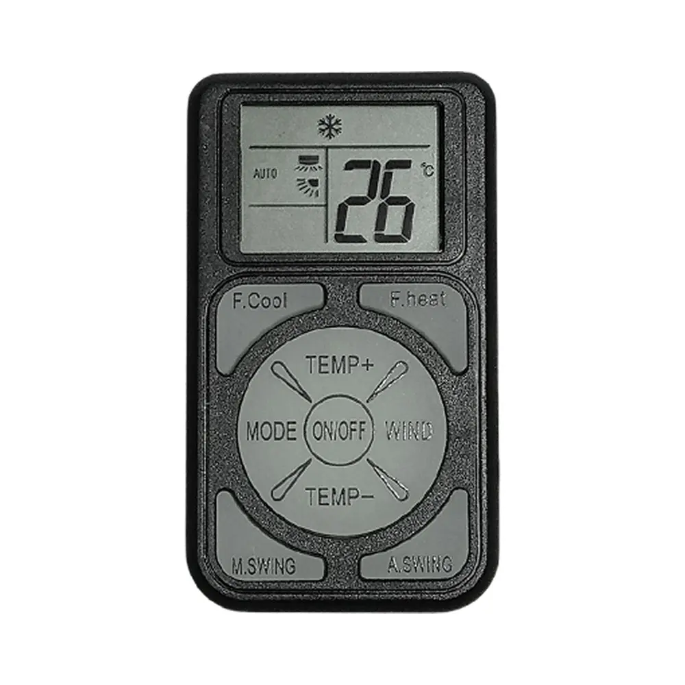 MRSVI Q58 Miniature Cordless Universal Air Conditioner Remote Control - Button Control, Compatible with All Major A/C Brands & Models, With Pockets Bag