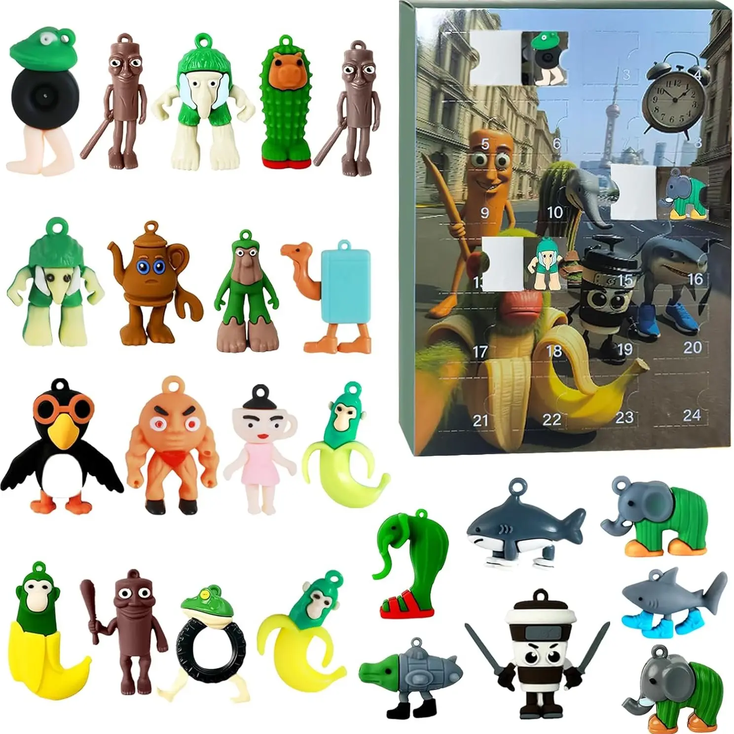 Advent Calendar 2027 for Kids,24 Days of Surprise Countdown Calendar with 24pcs figurines for Boys & Girls,Gifts for Valentine's Day Easter Basket Stuffers, Fun Christmas Party Favors for Kids