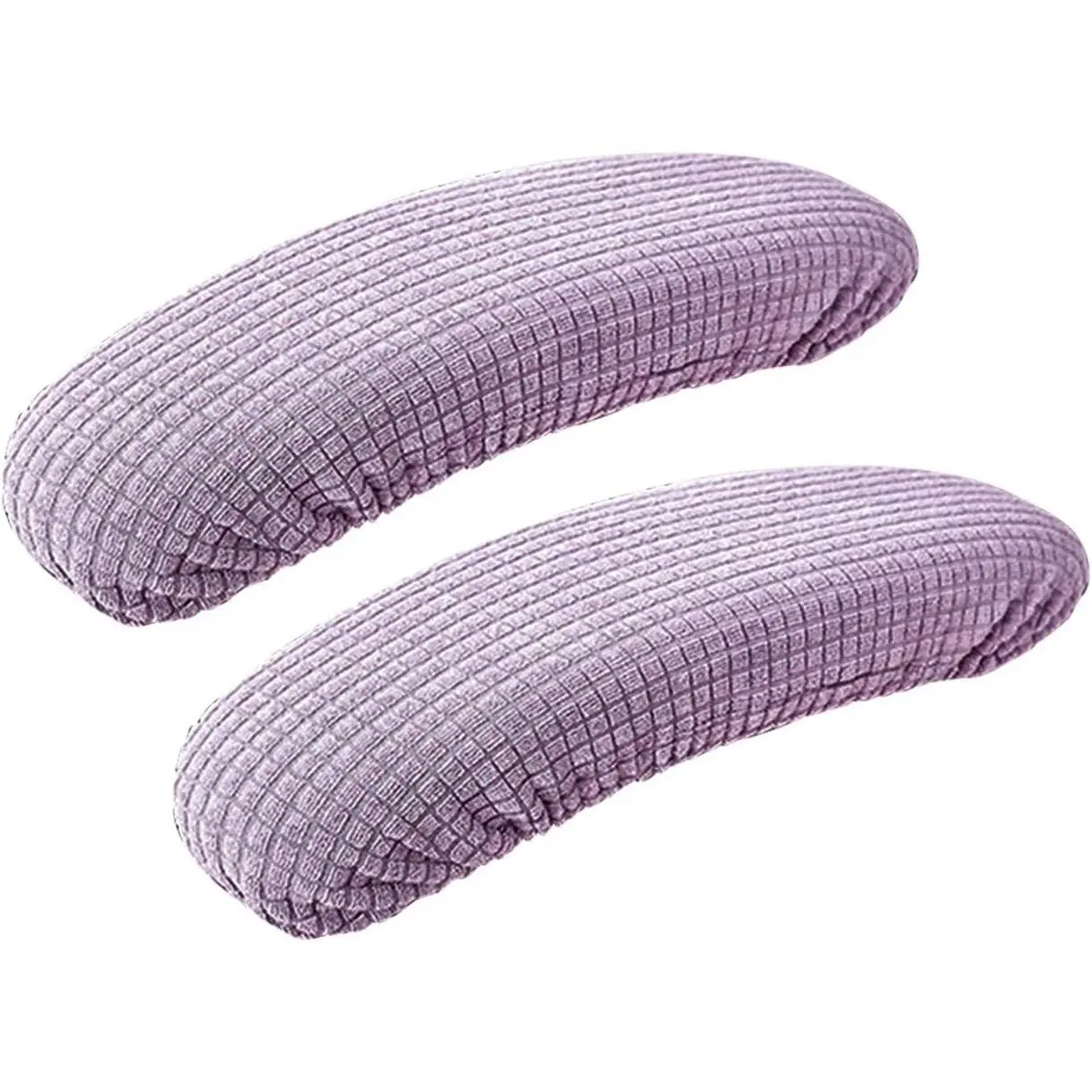 Stretchable Office Chair Armrest Covers, 1Pairs Removable Arm Rest Slipcovers Elastic Arm Covers Protectors for Office, Desk, Gaming Chairs(Light -No Padding)