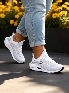 New Summer-Autumn Couple Casual Running Shoes, Women Soft Thick Sole, Men Outdoor Breathable Mesh, Lightweight Durable, All-Season Comfort