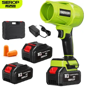 Powerful Brushless Turbo Blower, Industrial High Velocity Leaf Blower.Super strong airflow for quick leaf cleaning, dust removal and workshop cleaning.Heavy-duty design, durable & energy-saving.Perfect for garden, garage, workshop and outdoor use.Comp