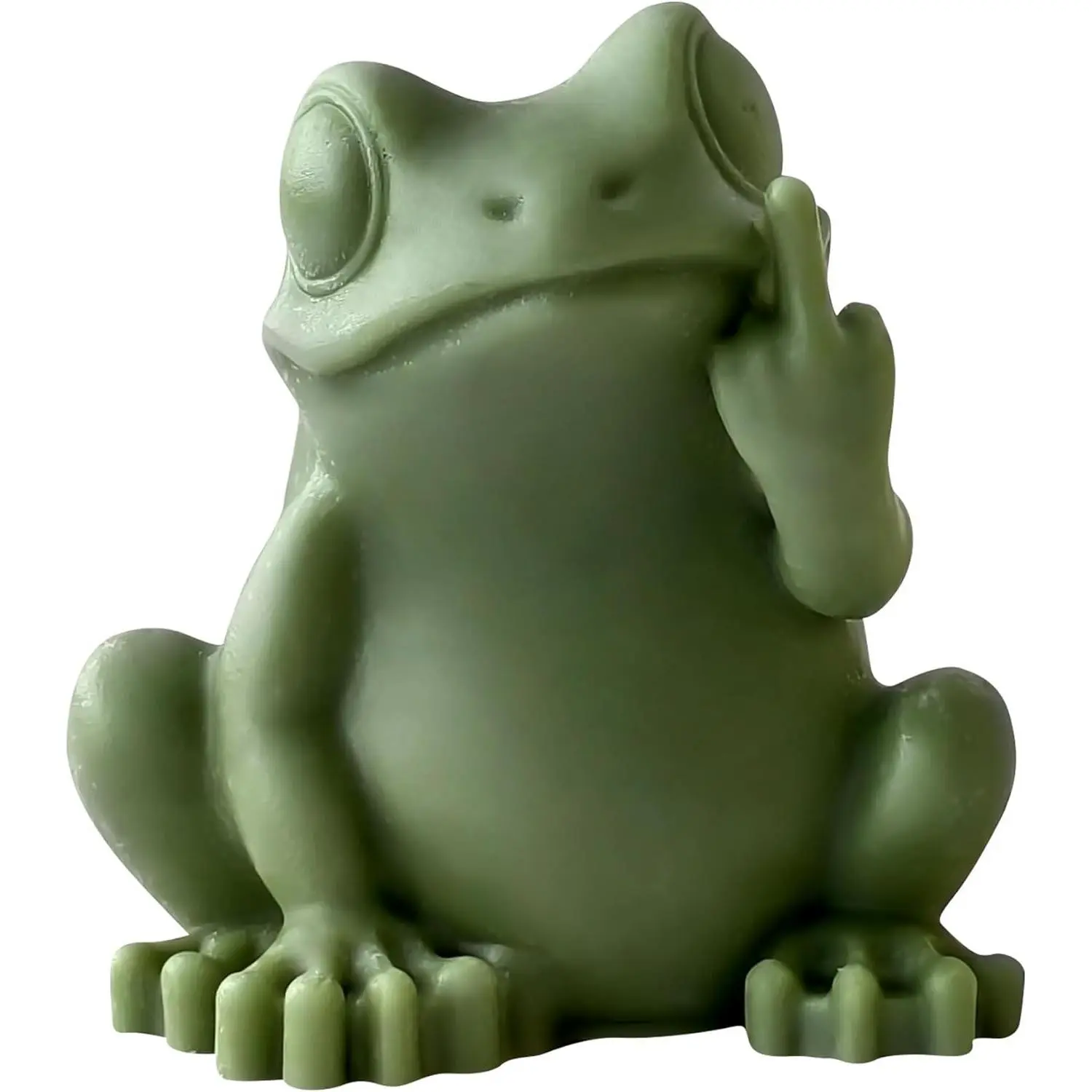 Frog Cylinder Candle & Resin Mold - Resin Casting Silicone Molds for Home Decor & Candle Making Wave Spiral Mold