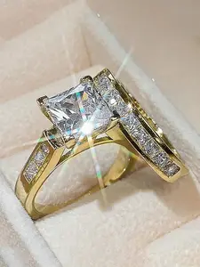 The fashion ring two-piece set is suitable for daily wear, vacation dates, and other occasions, and is also a surprising and exquisite small gift