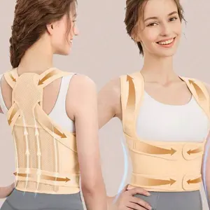 Posture Corrector Back Brace, Adjustable Breathable Invisible Back Straightener for Men Women For Long Sitting Work Study