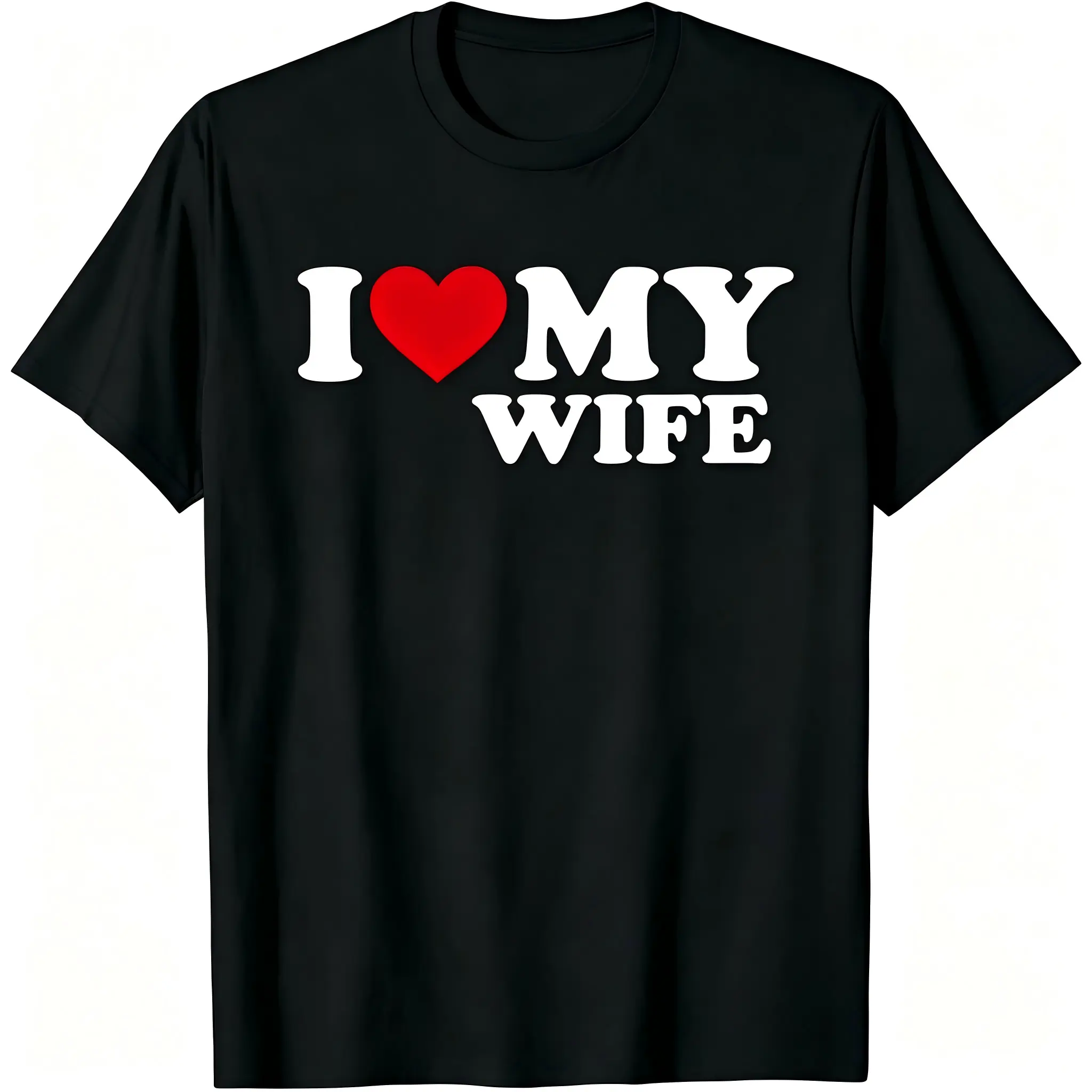 Couples Matching Graphic T-Shirt with Retro Front and Back Print, Breathable Short-Sleeve Top for Anniversary Valentine's Gift, Simple, Basic, Shortsleeve, Casual, Fabric, Round Neck