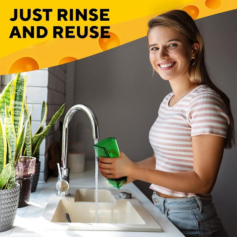 🐁Humane Catch and Release Indoor/Outdoor Mouse Traps Pack of 2 - Easy Set Durable Traps🪤Safe for Pets and Humans - Instantly Remove Unwanted Vermin from Your Home，Catch and Release Indoor/Outdoor Mouse Traps#Operation Catch Jerry🏠