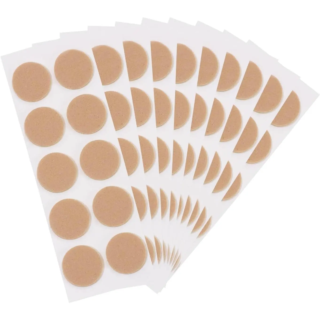 10mm Earring Support Patches Stickers Earring Support Pads Lifters Stabilizers Ear Lobe Support Backs Protectors for Large Heavy Earrings Droopy Ears Stud Earrings (100)