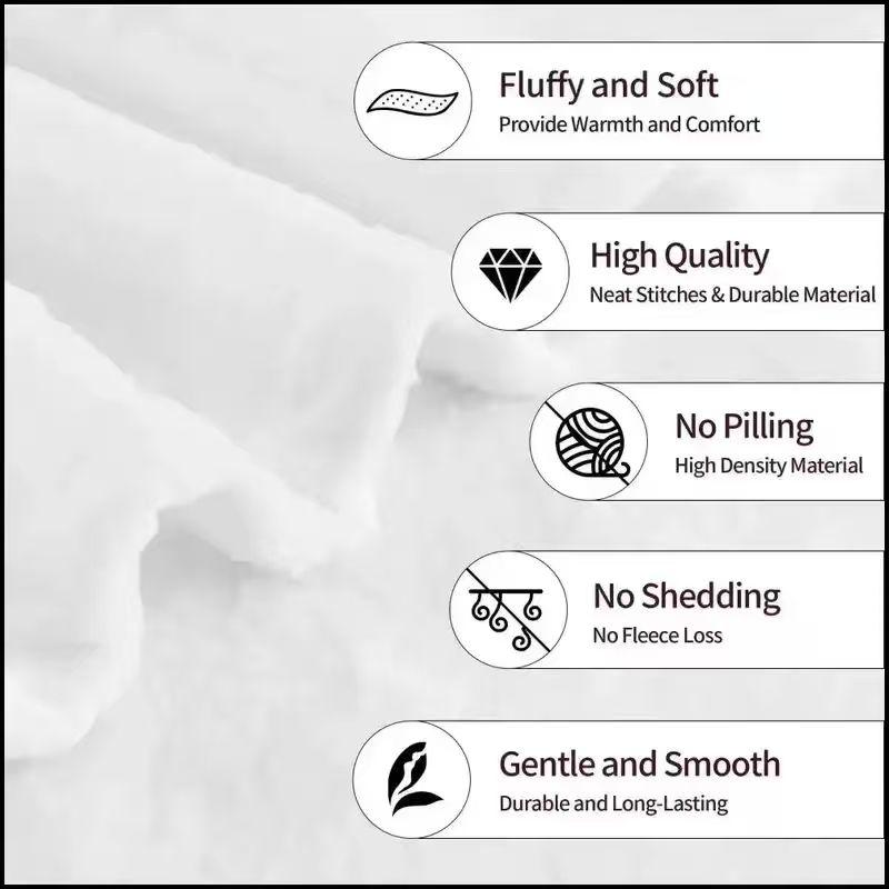 Miffy Rabbit Floral Fluffy Blanket Ultra Soft Flannel Anti Pilling Cozy Warm Bedroom Couch Sofa Nap Camping Travel Throw Decor Decorative Throw Perfect Birthday Gift Christmas Gift for Kids Teens Girls Women Kawaii Spring Style