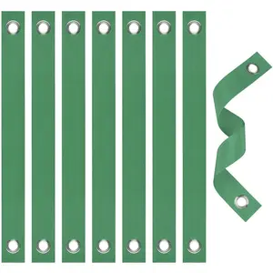 Tree Straps for Staking, 8 PCS Tree Support Straps for Newly Planted Saplings and Hurricane Protection, Tree Straightening Ties Green