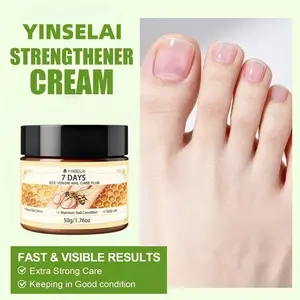 7-Day Efficient Bee Venom Nail Balm, Collagen, Honey Extract, Hyaluronic Acid, 24-Hour Nail Care, Nourishes Damaged Nails, Light
