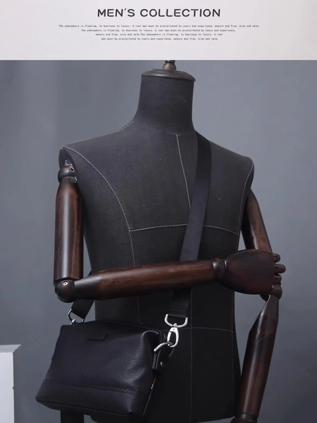 Men's Crossbody Bag, Large Capacity Shoulder Bag, Stylish and Practical Design, Perfect for Daily Use, Durable Material
