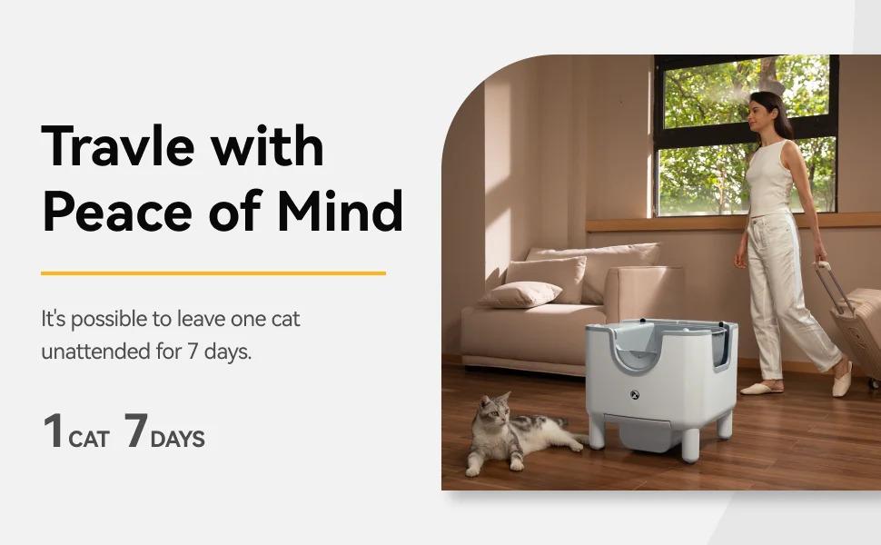 【Fan seckill price 】 Self-Cleaning Litter Box - Open-Top Automatic Cat Litter Box with Odor Control, Safety Features, and Easy Maintenance 【Fan seckill price 】 Self-Cleaning Litter Box - Open-Top Automatic Cat Litter Box with Odor Control, Safety Features, and Easy Maintenance