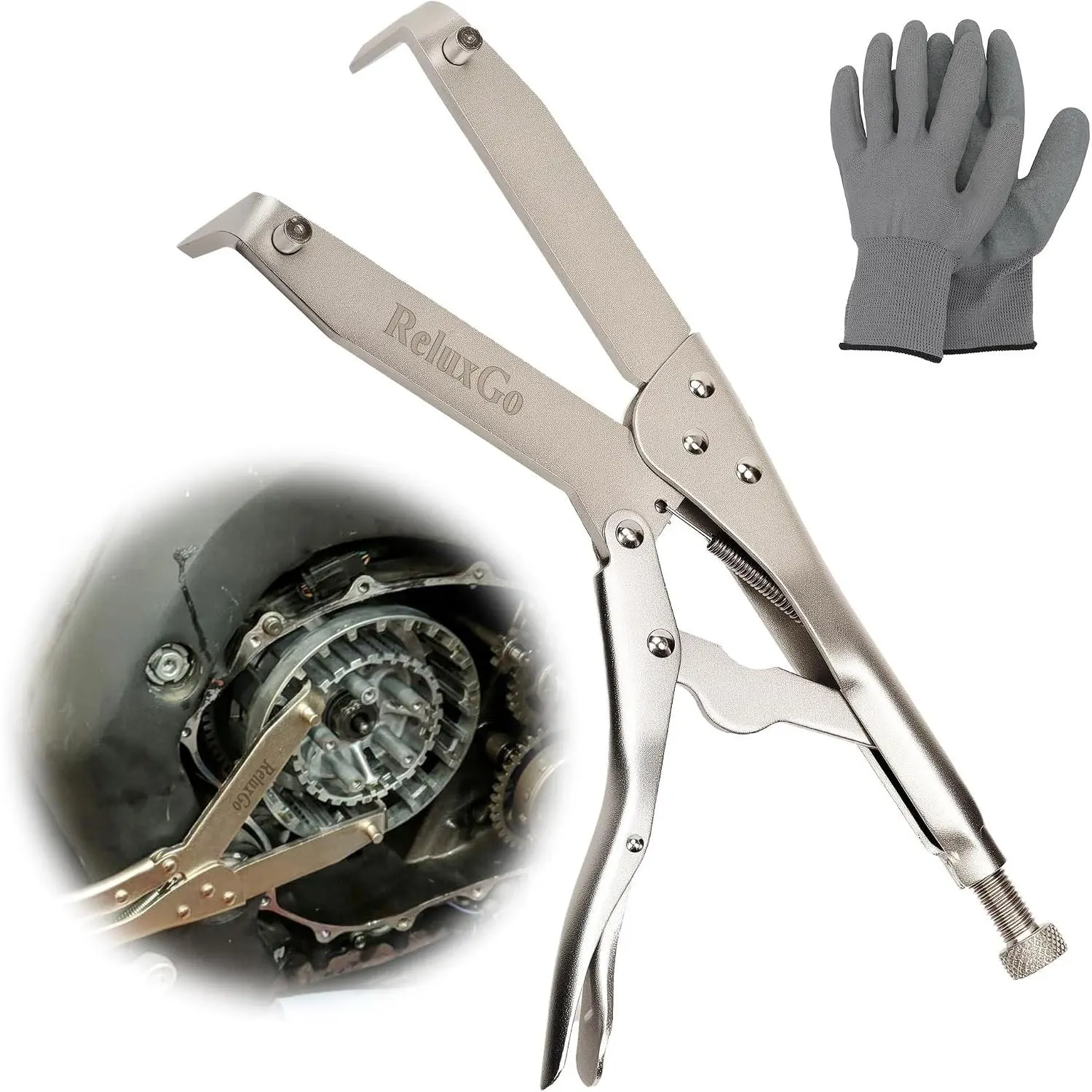Motorcycle Clutch Flywheel Holding Tool, Hub Basket Gear Support, Mechanic-Use Holder Tool