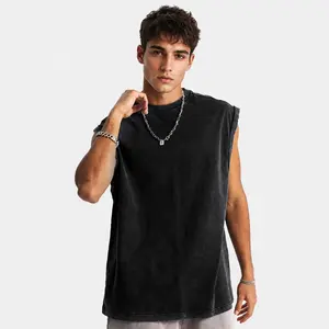 FORGE ON, 6-Pack $54.99.The more you buy, the lower the price!Heavyweight Cotton Vintage Washed Tank Top – Unisex Faded Sleeveless Muscle Tee, Loose Fit Cut-Off Summer Streetwear Shirt, Oversized Baggy Gym Workout Top