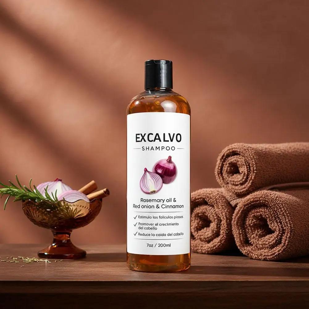 Rosemary Hair Shampoo Red Onion Extract Anti Hair Loss Nourish Follicle Oil Control Clean Scalp Soft Smooth Hair