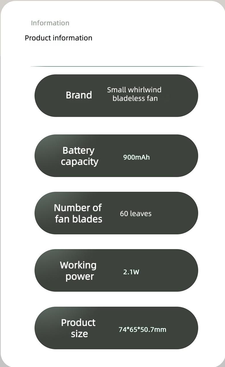 3-in-1 Rechargeable Neck Fan, Wearable Waist Fan, Handheld Fans, Suspended Collar Cooler & Phone Cooling Fan Blows Cold Air, Bladeless Silent Turbo Mini Fan Clip with 66min Fast Charge, Portable Travel Essential & Outdoor Accessory 3-in-1 Rechargeable Neck Fan, Wearable Waist Fan, Handheld Fans, Suspended Collar Cooler & Phone Cooling Fan Blows Cold Air, Bladeless Silent Turbo Mini Fan Clip with 66min Fast Charge, Portable Travel Essential & Outdoor Accessory
