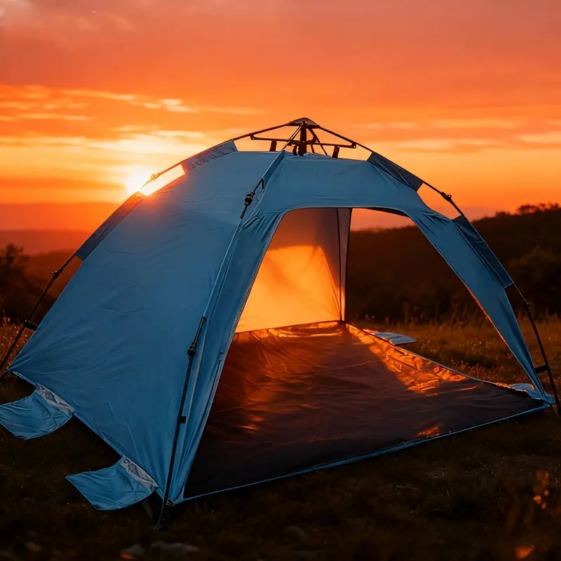 Instant Beach Tent for 3-4 Person Fully Automatic Quick Opening Tent Portable Tent for Outdoor Camping