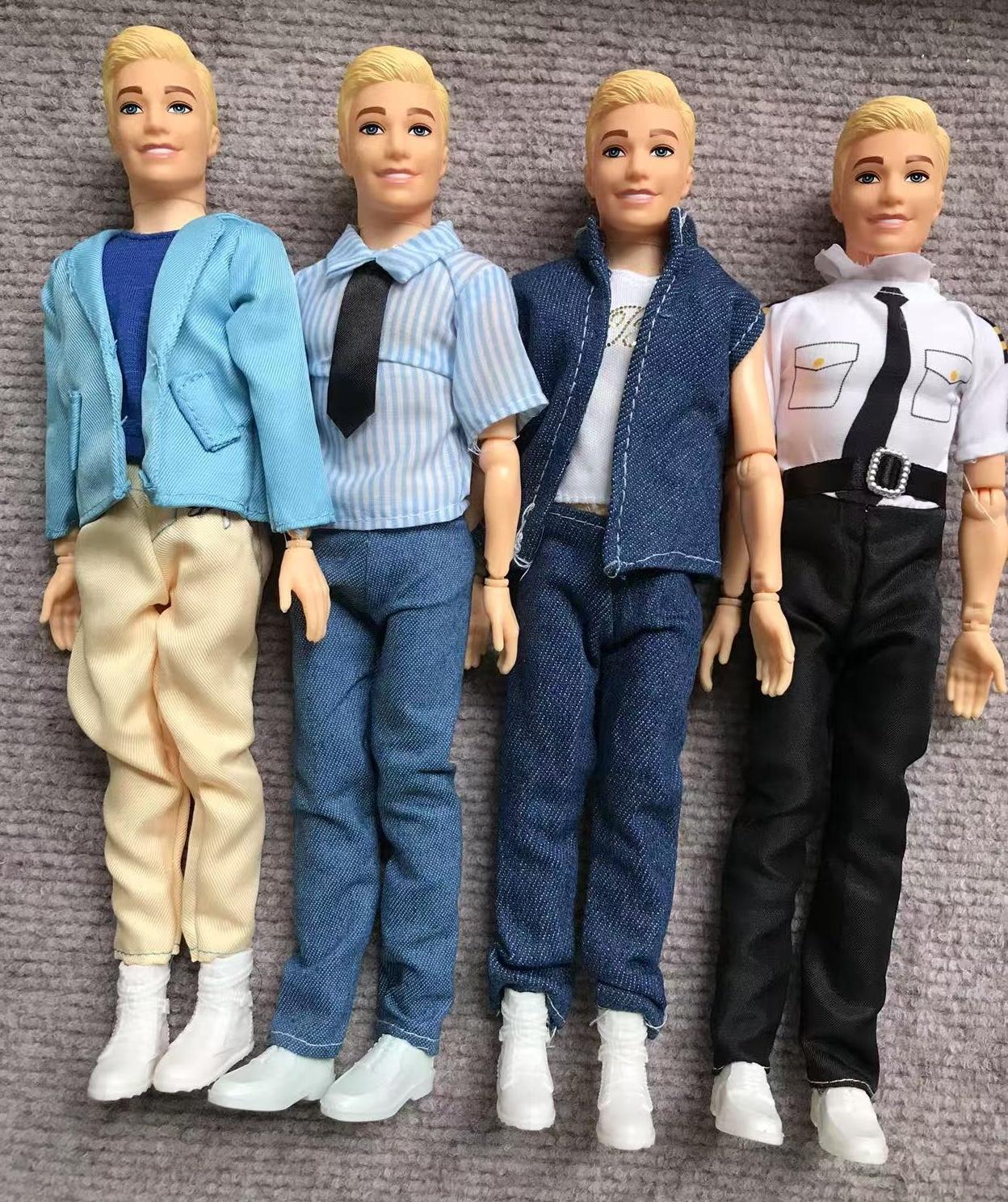 1/6 Male Doll With Clothing Set Homesome Soldier Men Doll  Handmade Clothes Outfit For 29CM Ken Prince Doll