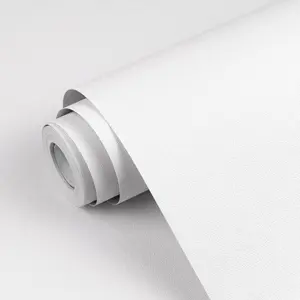 Matte White Peel and Stick Wallpaper - 17.3"x80" Self-Adhesive Waterproof Vinyl Roll, Solid White Contact Paper for Bathroom, Kitchen Backsplash, Cabinets, Shelf Liners, Drawers (Home Organizer Supplies)