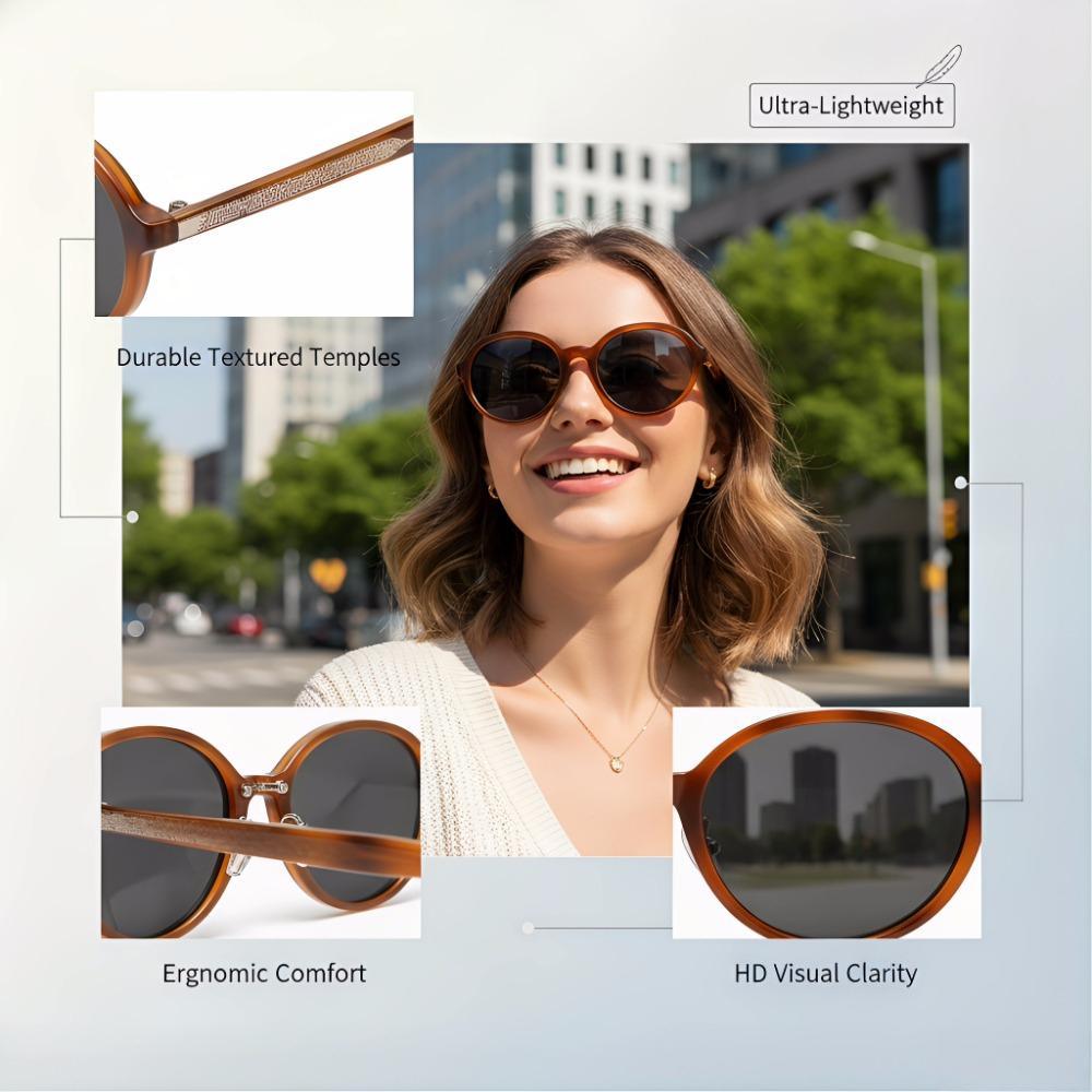 2026 Unisex Retro Round Sunglasses Chic Essentials Collection, Timeless Style Multi-Color UV400 Protection Lightweight Sun Glasses for Women Men Daily Wear Vacation