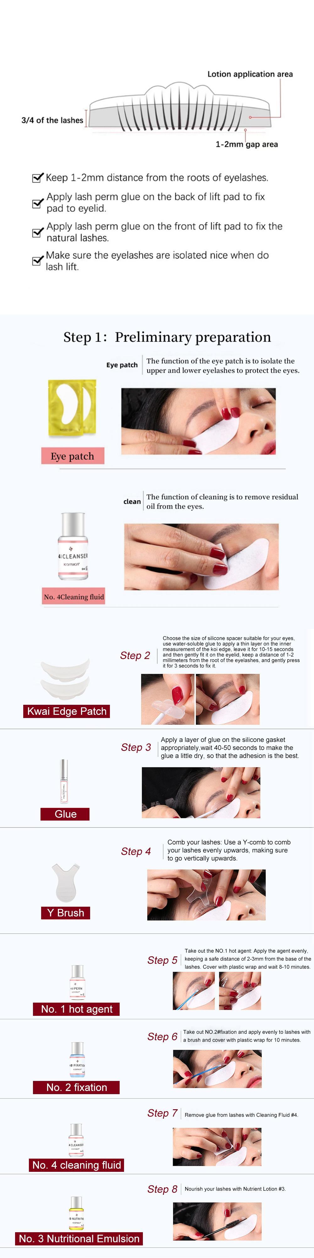 Professional Eyelash Perming Kit, Long-lasting Lash Lift Kit, Nature Curling Eyelash Makeup Prodcuct, Perfect Birthday Gift for Women, Summer Essentials, Makeup Sets