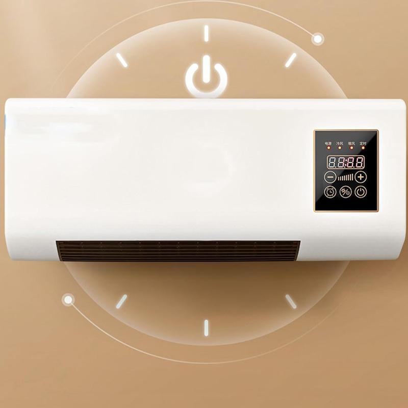 2 in 1 Air Conditioner 1800W Cool Warm Dual Use Wall Mounted Portable Air Conditioning with Remote Control for Bedroom