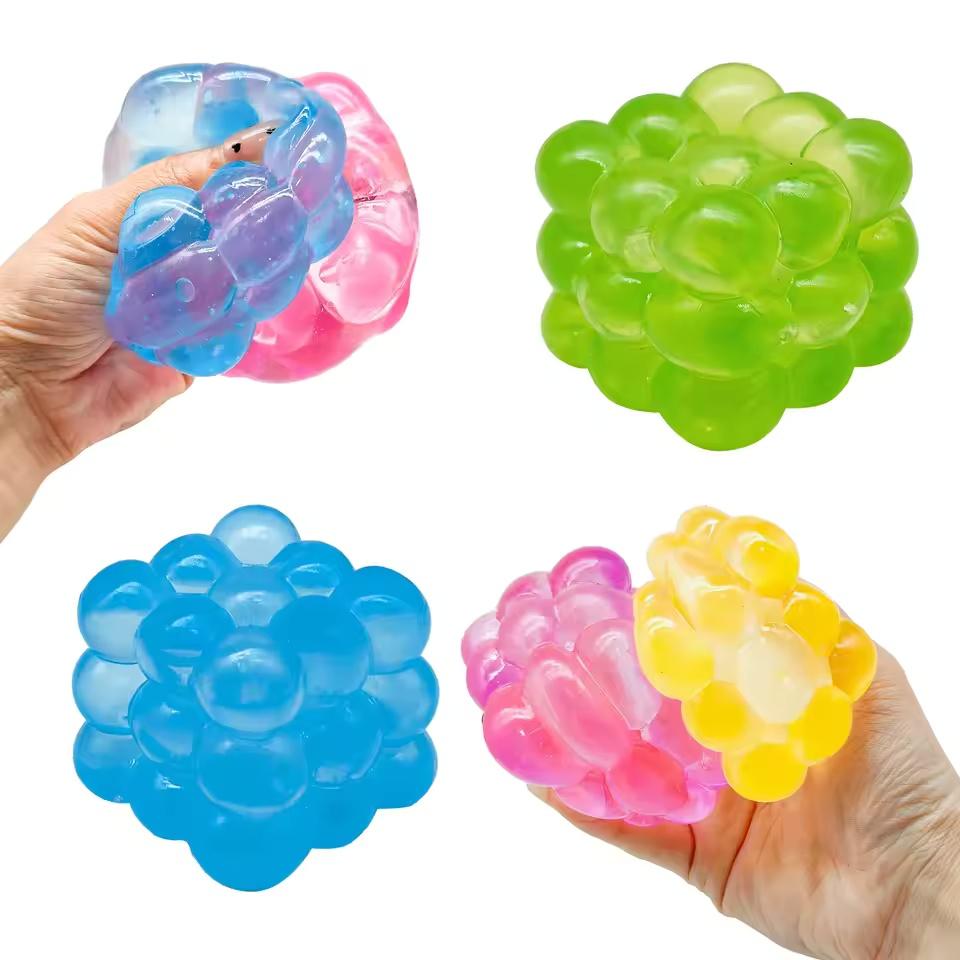 1Pc New three-dimensional candy kneading music adult Stress Relief Squeeze sensory Toys Decompression Simulation Cube Party Gift