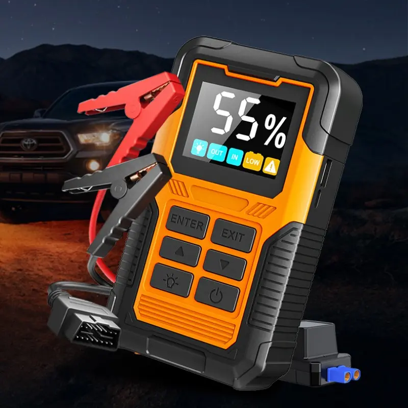 Multi-Functional All-In-One Device, Durable Shockproof Explosion-Proof, 12V Car Scanner Diagnostic Tool, Emergency Starter, LED Light, Engine Code Reader