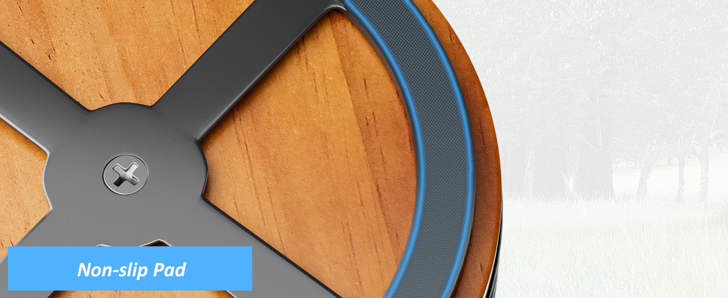 Lazy Susan Turntable Organizer Adjustable - 2 Tier Wood Rotating Spice Rack 12 Inch Lazy Susan for Kitchen Countertop Cabinet Pantry Cupboard Dining Table Bathroom Coffee Bar Home Storage