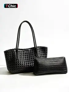 2026 Fashion Hollow Out Woven Handbag, French Style Vacation Crossbody Bag, Daily Commute Shoulder Bag, Casual Shopping Beach Bag