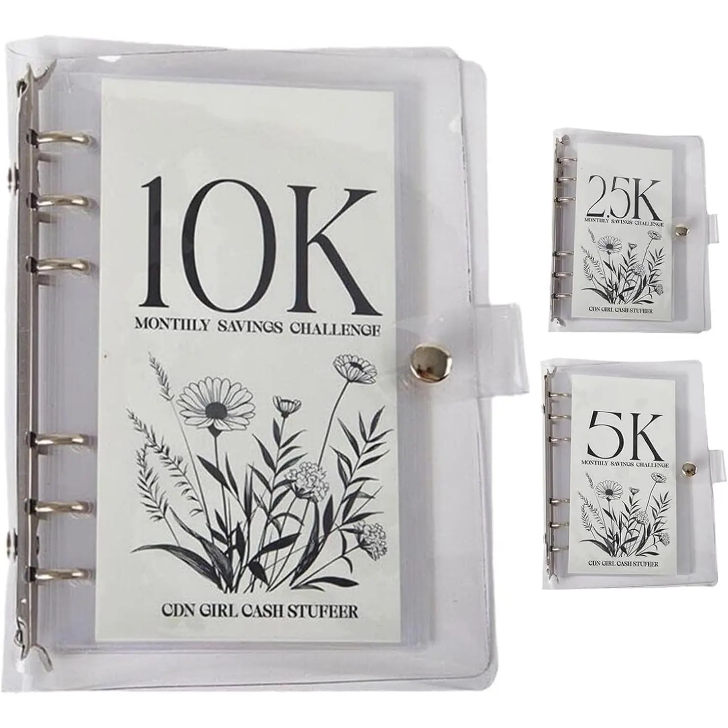 12-Month Envelopes Money Saving Challenge Binder,Budget Binder With Cash Envelopes,12 Month Savings Challenge,Money Saving Binder,Savings Binder,Easy and Funny Way to Save 2.5K/5K/10K Dollars (10k)