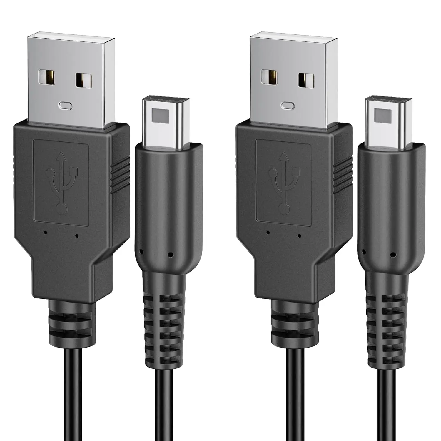 2 Pack Charger for   3DS XL/3DS/ 2DS XL/ 2DS Charger , 3.9 FT USB Power  Cord Adapter Compatible with  3DS XL/ 3DS/2DS XL/2DS/DSi (2)