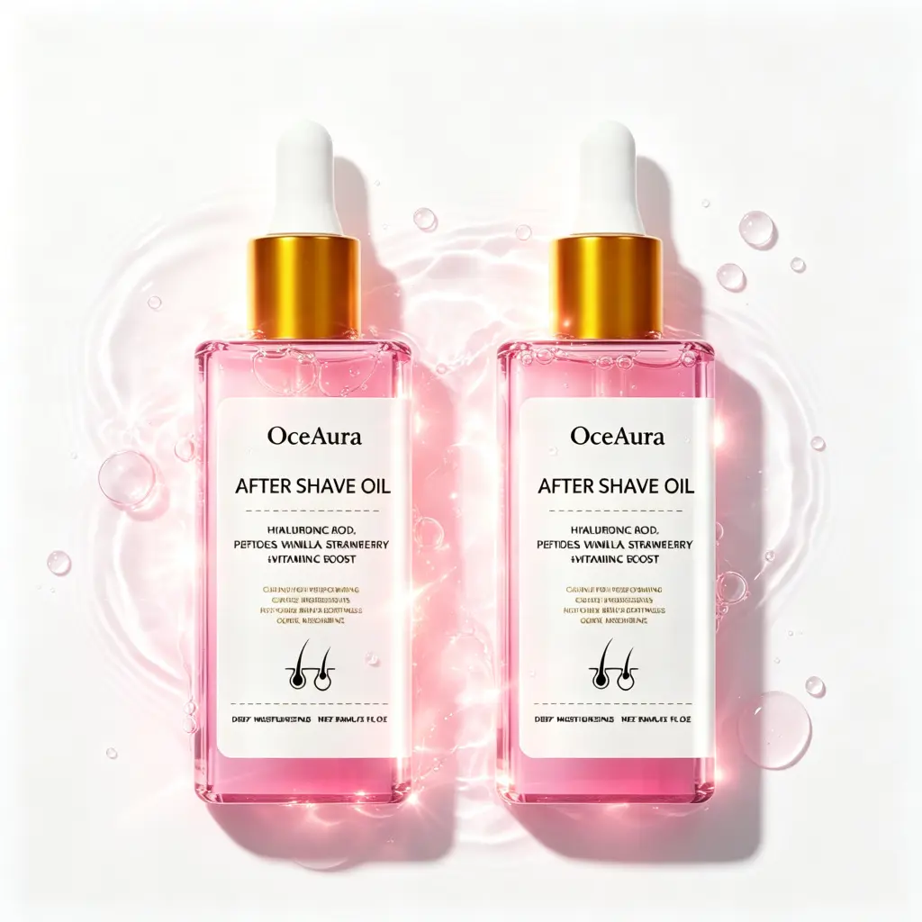 Natural Strawberry Shaving  for Women | Pre-Shave & After Shave Body  |  with Vitamin E Jojoba | Moisturizing Soothing Smooth Glowing Skin | Anti-Irritation Razor Bump Ingrown Hair Treatment for Sensitive Skin