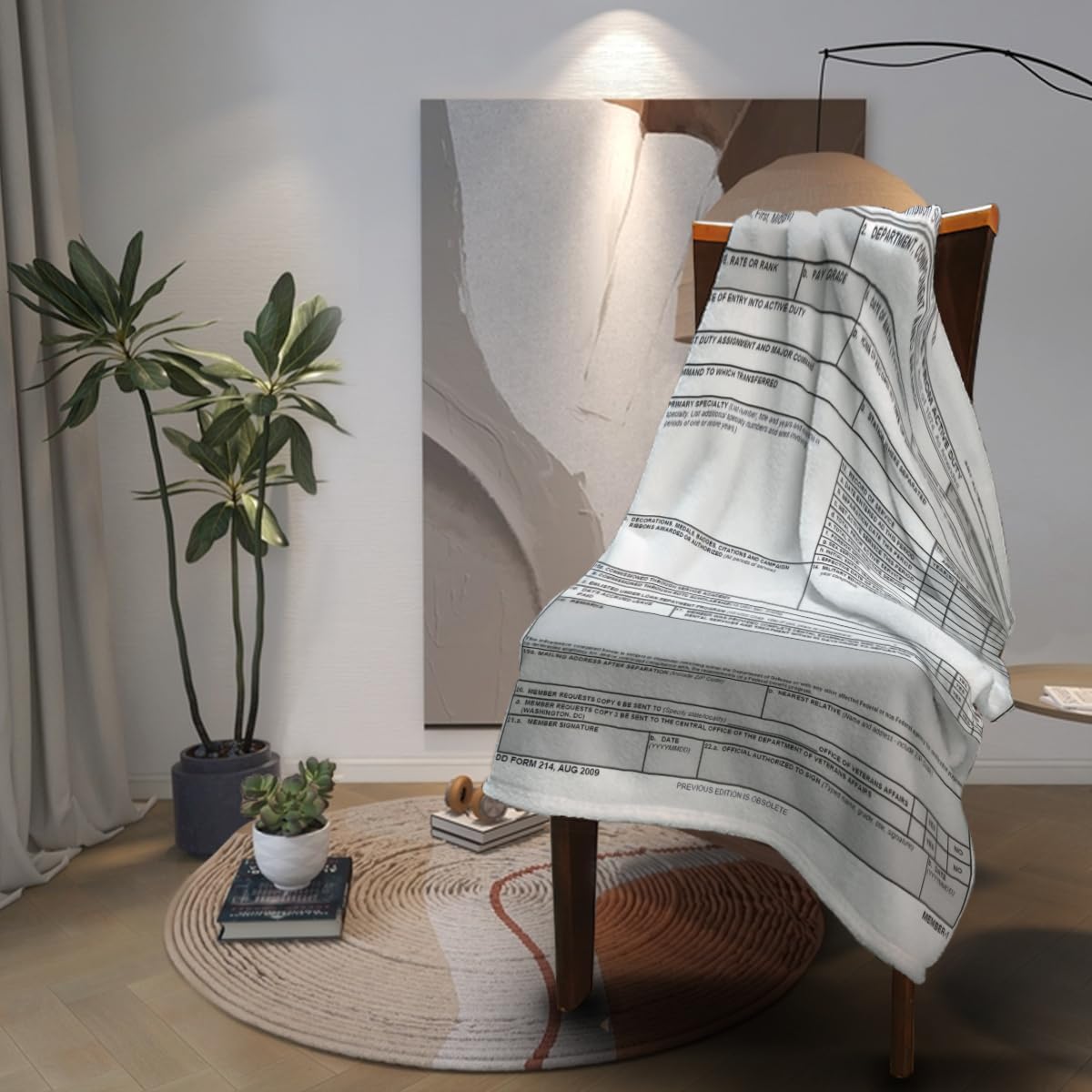 DD Form 214 Throw Blanket Veterans Blanket Gifts for Retired Men Cozy Soft Flannel Blanket Gift for Dad Women Girls Boys Couch Sofa Bedroom Living Room Decor Camping Picnic Supplies