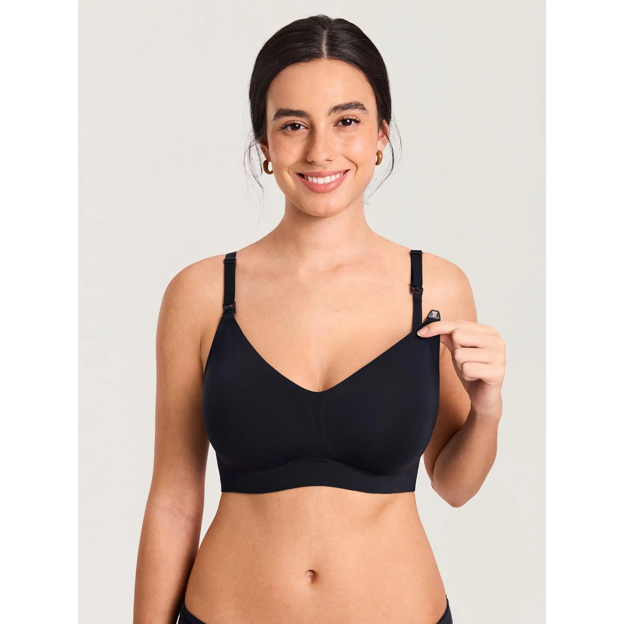 Seamless Jelly Strip Nursing Bra