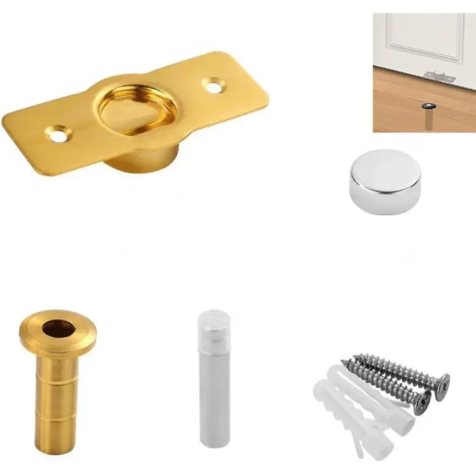 Invisible  Door Stop,  Anti-, Concealed, for Bottom of Door ()
